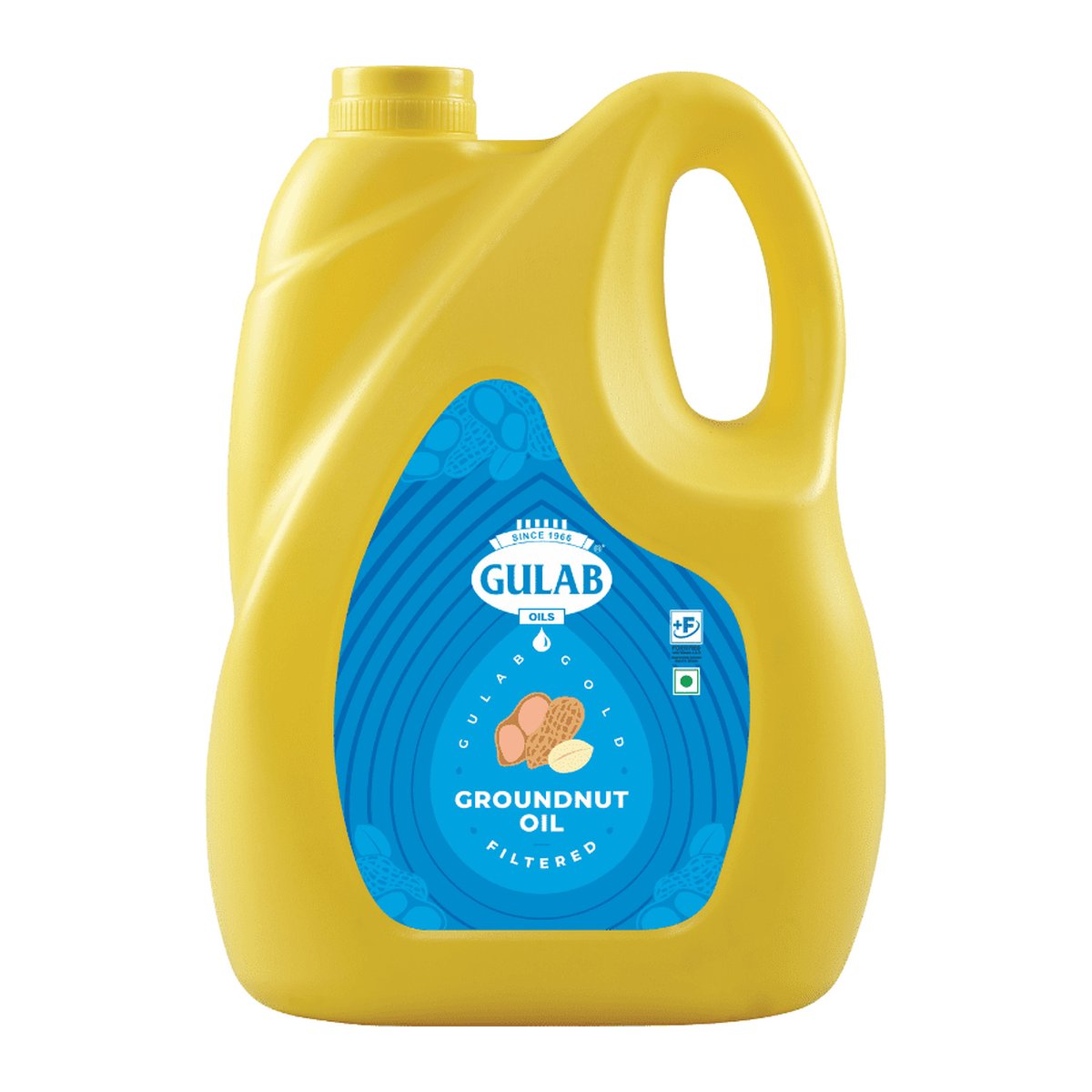 GULAB GROUND NUT (PEANUT) OIL 5 LITER - Image 1