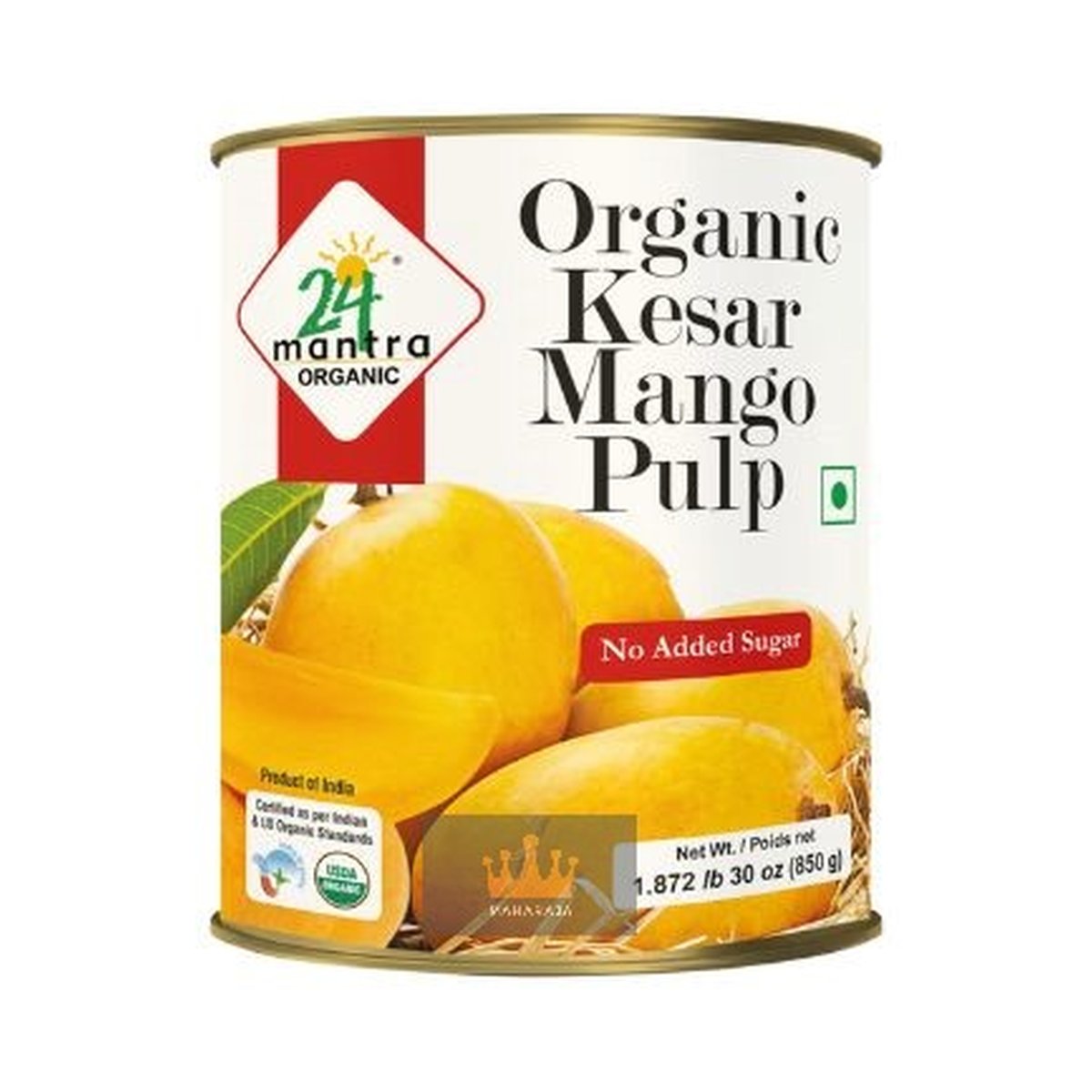 Mango Pulp Kesar 850G 24Mantra - Image 1